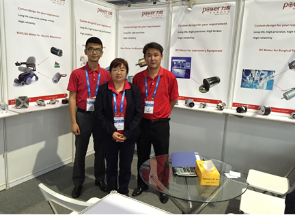 2015力辉电机参展第20届中国国际医疗器械设计与制造技术(ICMD)（春季）展览会