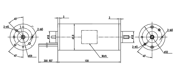 电动升降帘电机CAD外形图.png
