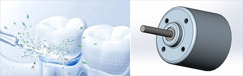 冲牙器/水牙线/洗牙器/洁牙机电机方案 冲牙器/水牙线/洗牙器/洁牙机电机方案